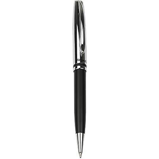 Penna a sfera Pelikan Jazz, meccanismo a rotazione, colore di scrittura nero, punta M, fusto nero