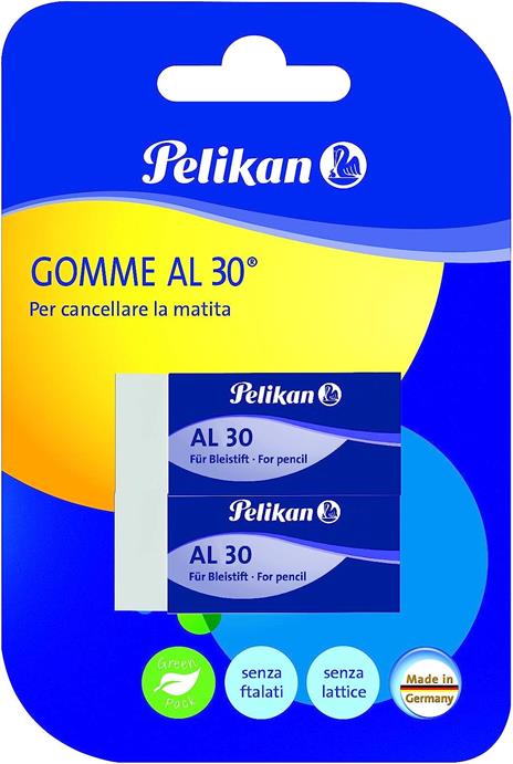 Gomma Pelikan al20 bianca per matita. Confezione da 4 pezzi. - 5