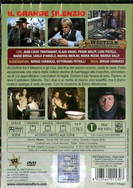 Il grande silenzio (DVD) di Sergio Corbucci - DVD - 2
