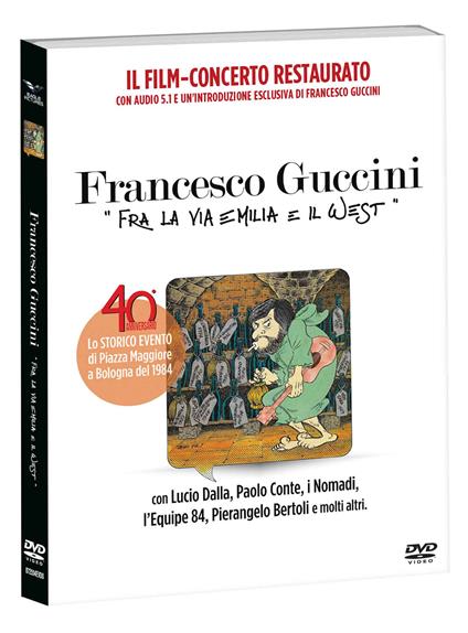 Francesco Guccini. Fra la Via Emilia e il West (DVD) di Giuliano Nicastro - DVD