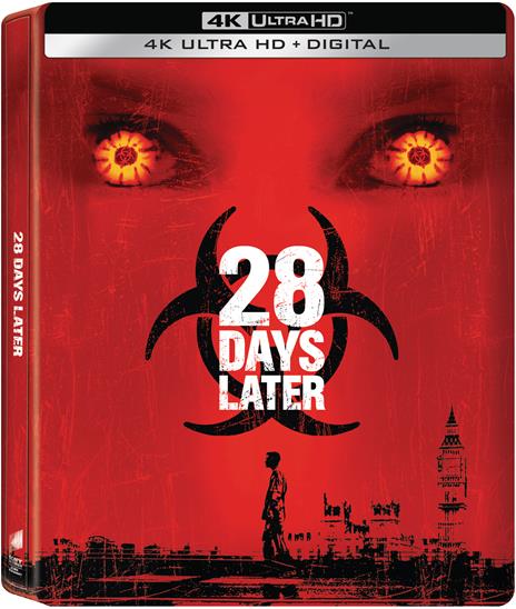 28 giorni dopo. Steelbook (Blu-ray Ultra HD 4K) di Danny Boyle - Blu-ray Ultra HD 4K