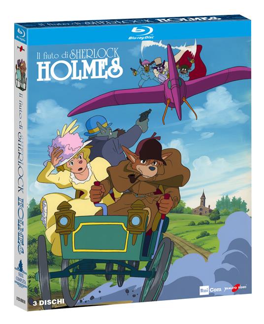 Il fiuto di Sherlock Holmes (3 Blu-ray) di Kyôsuke Mikuriya,Hayao Miyazaki - Blu-ray