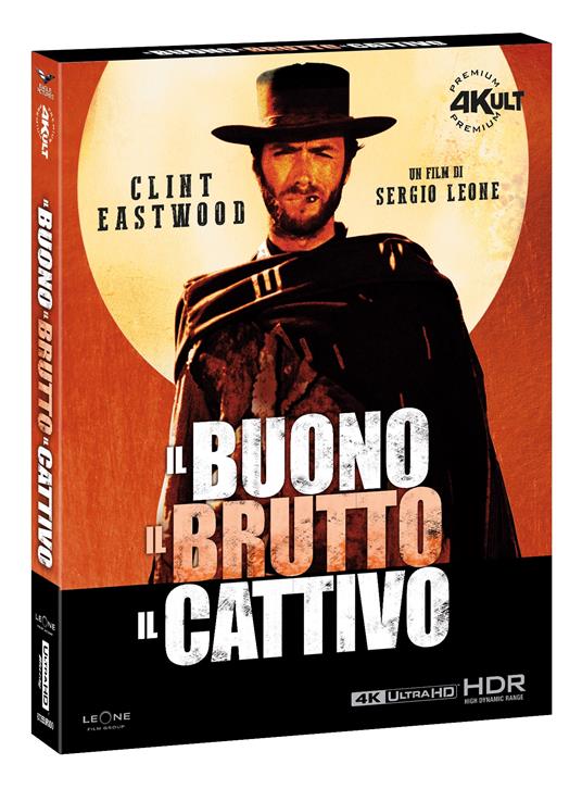 Il Buono, il brutto, il cattivo. 4Kult Premium Numerata + Poster (Blu-ray + Blu-ray Ultra HD 4K) di Sergio Leone - Blu-ray + Blu-ray Ultra HD 4K