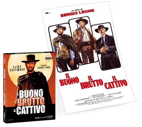Il Buono, il brutto, il cattivo. 4Kult Premium Numerata + Poster (Blu-ray + Blu-ray Ultra HD 4K) di Sergio Leone - Blu-ray + Blu-ray Ultra HD 4K - 3