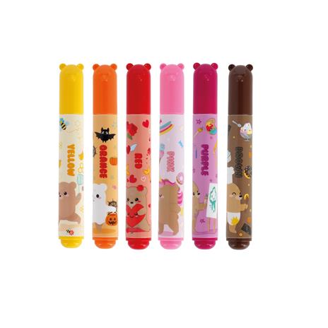 Set 12 pezzi pennarelli Marcatori Legami - Teddy Friends - Teddy Bear - 3
