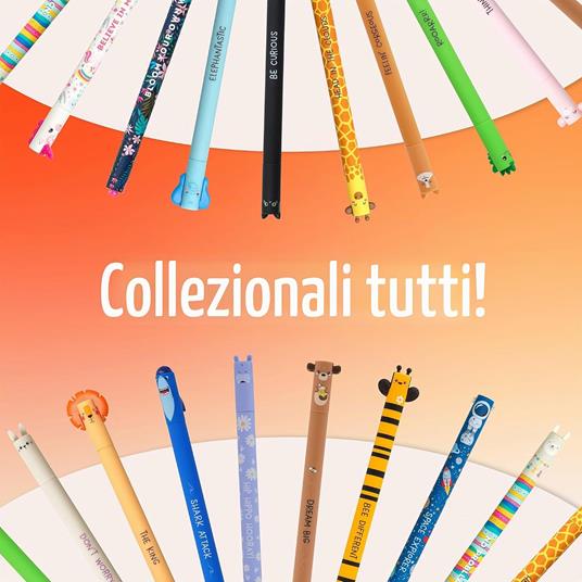 LEGAMI Penna gel cancellabile BEE, inchiostro termosensibile, diametro punta 0,7 mm, lunghezza 15 cm, inchiostro nero - 4