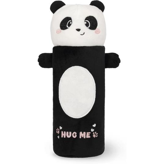 Legami - Astuccio Super Soft, Tema Panda, Astuccio soffice, 100% Poliestere, Super Soft Pencil Case