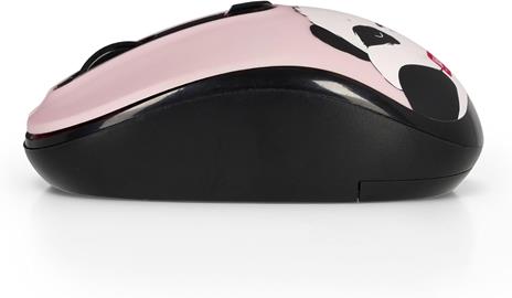 Legami - Mouse Wireless con Ricevitore USB Ultra Compatto, Tema Panda, 3 Opzioni di Velocità, Materiale ABS - 3