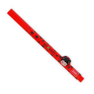 Cartoleria Legami - Penna Gel con Animaletto Decorativo Lovely Friends, Ladybug, Evita il Rotolamento, Inchiostro Rosso Legami