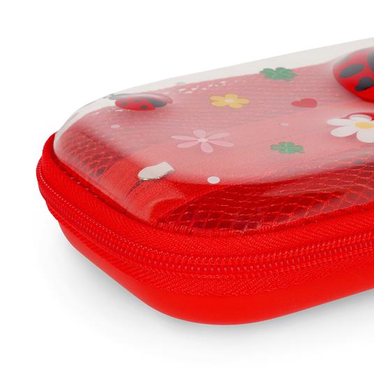 Legami - Astuccio Wonderwow, Tema Ladybug, 2 Scomparti e Portapenne interno, Scomparto interno con Tessuto a Rete - 7