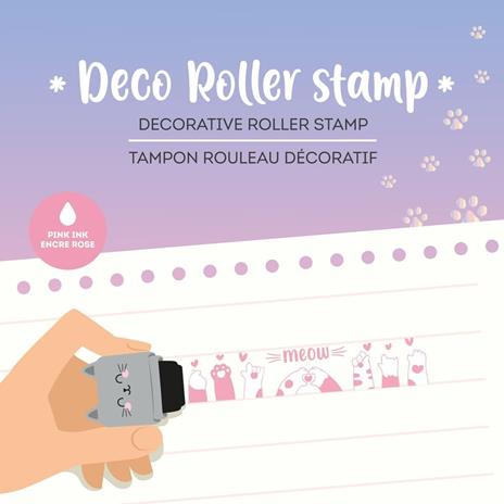 Timbro Decorativo a Rullo - Kitty - Roller Stamp - 4