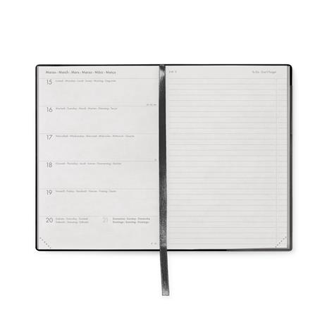 Agenda Legami 2027 12 mesi settimanale con taccuino Black Suit Medium - 3