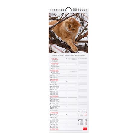 Calendario da parete Legami 2027 Cats 16X49 - 2