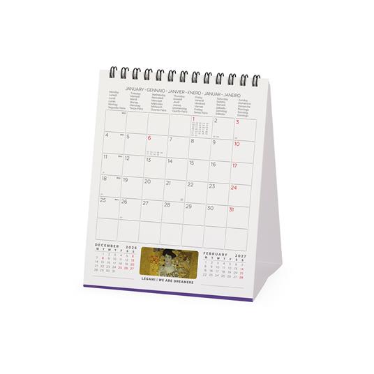 Calendario da tavolo Legami 2027 Art Collection - Gustav Klimt 12X14.5 - 3