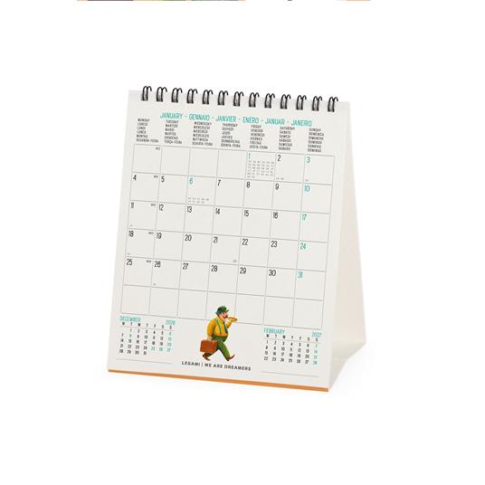 Calendario da tavolo Legami 2027 Book Lovers - Book Lover'S 12X14.5 - 3