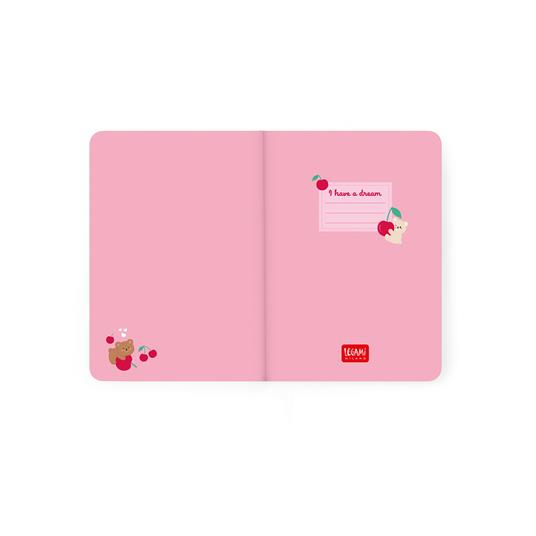 Agenda 16 mesi 2027 settimanale fotografica Legami Small con notebook Teddy Bear Cherry Pink - 5