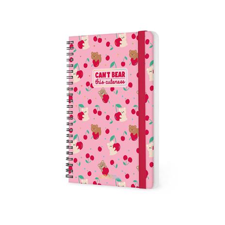 Agenda 16 mesi 2027 settimanale spiralata Legami Large Teddy Bear Cherry Pink - 3