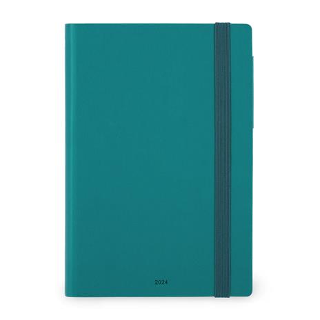 Agenda 2023-2024 Legami, 12 mesi, giornaliera, settimanale, large, colors - MALACHITE GREEN
