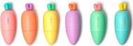 Set di 6 mini evidenziatori Legami - Carrate Team - Carrot