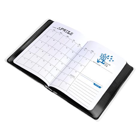 Diario scolatisco 12 mesi datato (settembre 2026-Agosto 2027) Beyou Ultra Black Easy - 6