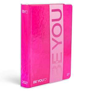 Cartoleria Diario scolatisco 12 mesi datato (settembre 2026-Agosto 2027) Beyou Fuxia Easy Giochi Preziosi