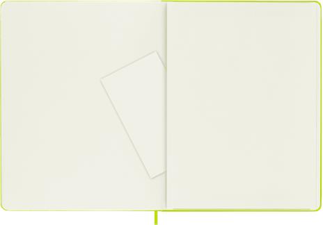 Taccuino Moleskine a pagine bianche X-Large copertina rigida Lemon. Verde - 4