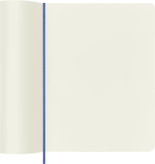 Taccuino Moleskine a pagine bianche X-Large copertina morbida Hydrangea. Blu - 3