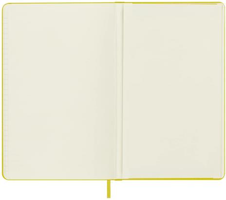 Taccuino Moleskine, a righe, Large, copertina rigida - Seta giallo paglia - 6