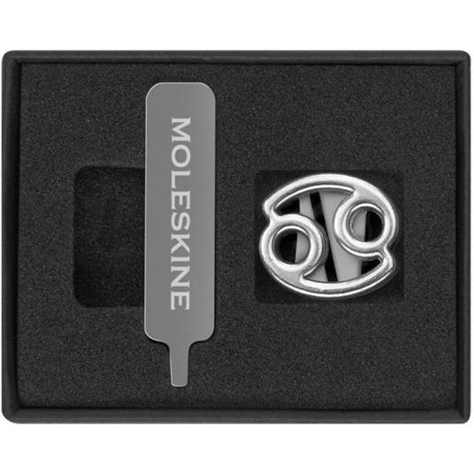 Moleskine Pins per agenda - Cancro Argento matt