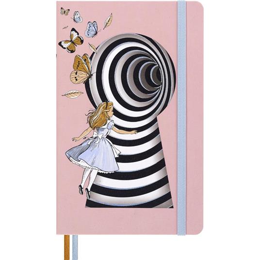 Notebook Moleskine a righe Alice in Wonderland 13x21