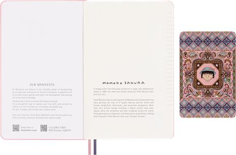 Taccuino Moleskine Sakura, Limited Edition, Sakura Large Ruled Maruko No Box, Large - 13x21 cm - 3
