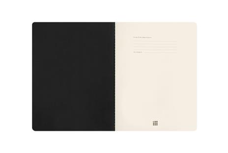 Moleskine Cahier Quaderno XL a Righe – Nero - 2