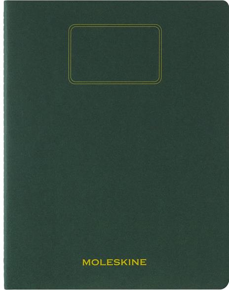 Taccuino a righe, verde Moleskine Student cahier - XXL - 3