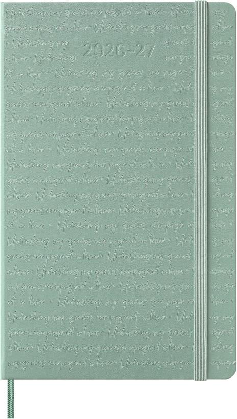 Agenda Moleskine 18 mesi settimanale notebook large verde rigida - 2