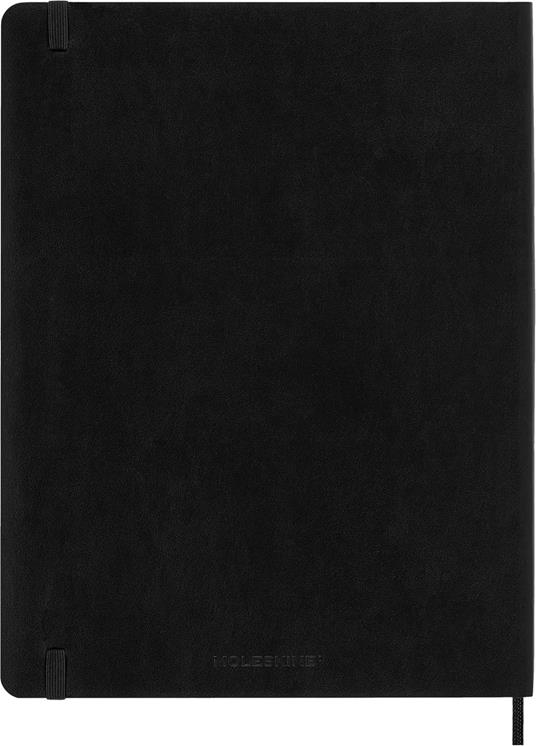 Agenda Moleskine 2027 12 mesi settimanale notebook XL nera morbida - 6