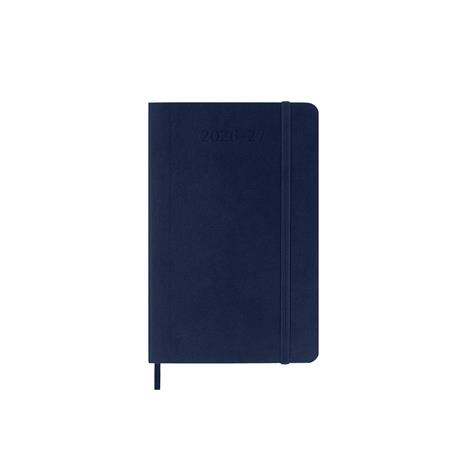 Agenda Moleskine 18 mesi settimanale notebook pocket blu morbida