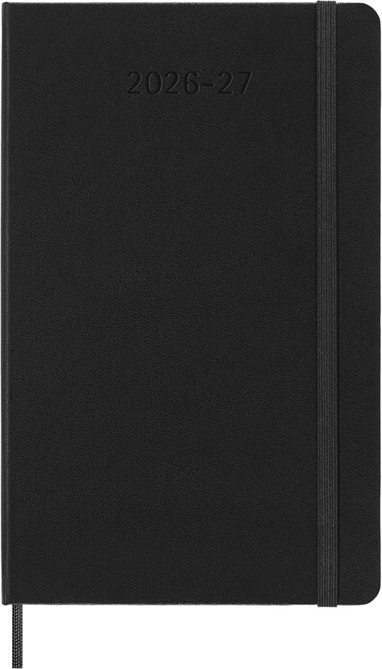 Agenda Moleskine 18 mesi settimanale orizzontale large nera rigida - 4