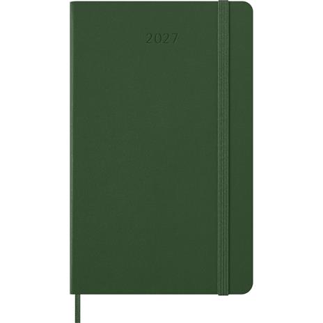 Agenda Moleskine 12 mesi settimanale notebook large verde rigida