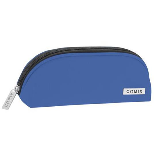 Astuccio Mezzaluna Monocolore Cobalto Comix
