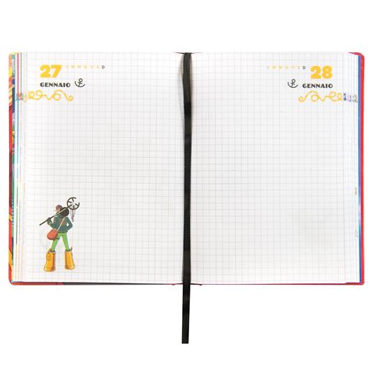 Diario One Piece standard 12 mesi - Rosso - 3