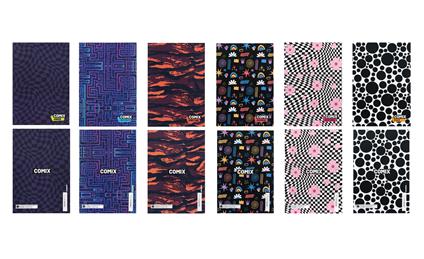 Quaderno Maxi Q Comix Allover, a quadretti 4 mm
