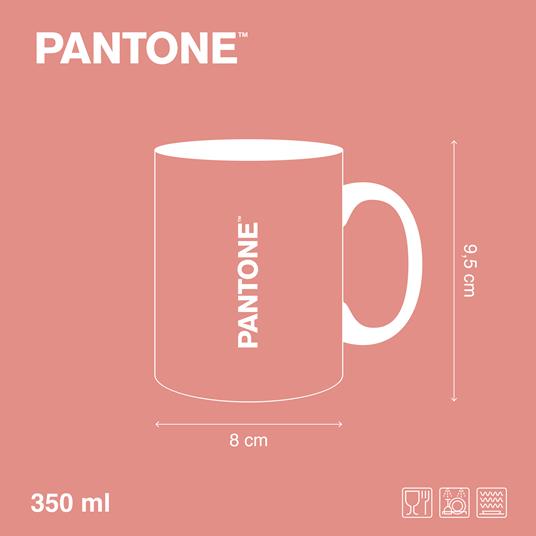 Pantone tazza mug porcellana 350 ml rosette, 350 ml - 4