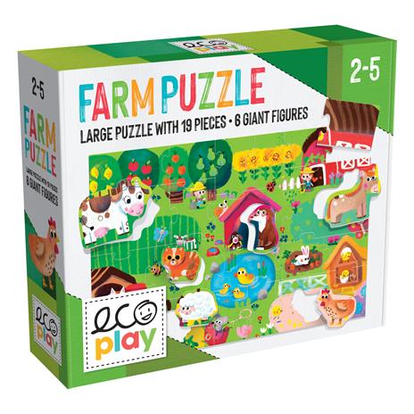 Maxi Shaped Puzzle Farm - puzzle della fattoria