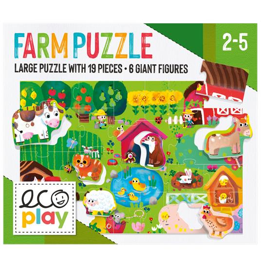 Maxi Shaped Puzzle Farm - puzzle della fattoria - 3