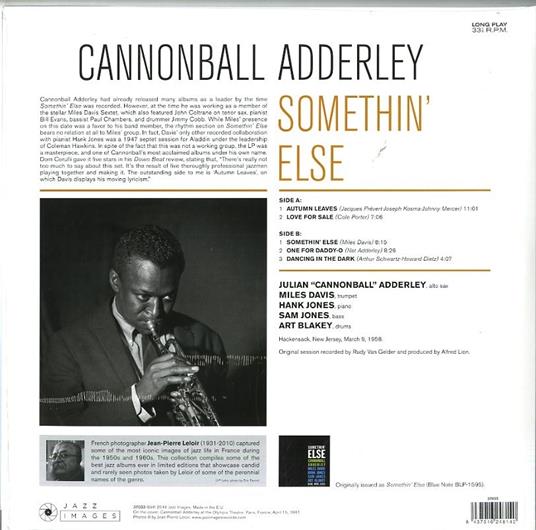 Somethin' Else (180 gr.) - Vinile LP di Julian Cannonball Adderley - 2