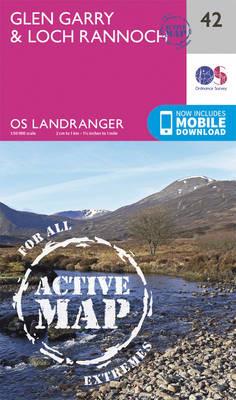 Glen Garry & Loch Rannoch - Ordnance Survey - cover