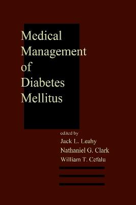 Medical Management of Diabetes Mellitus - cover