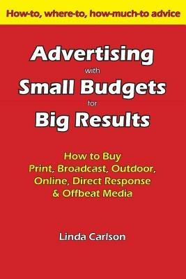 Advertising with Small Budgets for Big Results: How to Buy Print, Broadcast, Outdoor, Online, Direct Response & Offbeat Media - Linda C Carlson - cover
