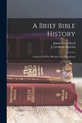 A Brief Bible History; A Survey Of The Old And New Testaments - cover