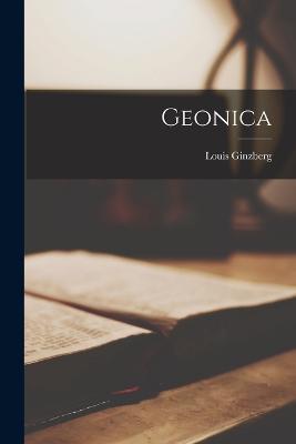 Geonica - Ginzberg Louis - cover